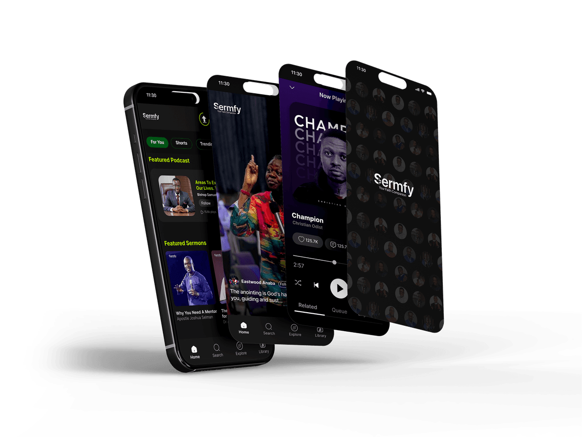 Sermfy App Mockup